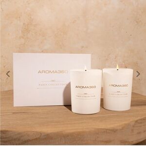Aroma360 Paris Collection White Candle Duo - Chandelier